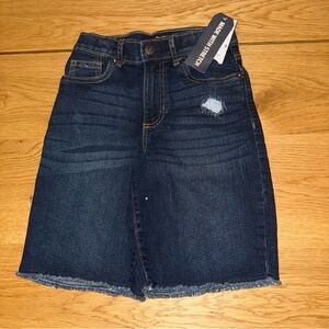 American Eagle Dark Wash Denim Shorts